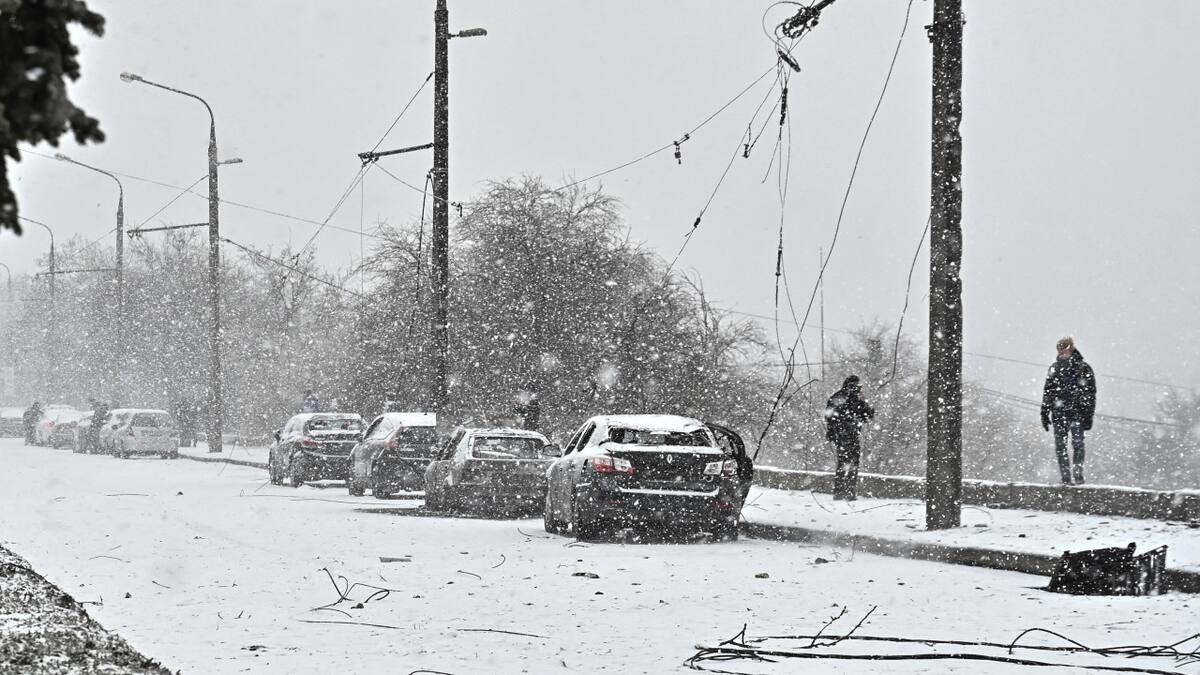 Apagón en Ucrania. Foto: Reuters.