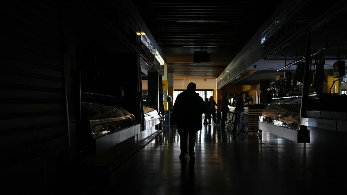 Apagón masivo en España. Foto: EFE/Alejandro García