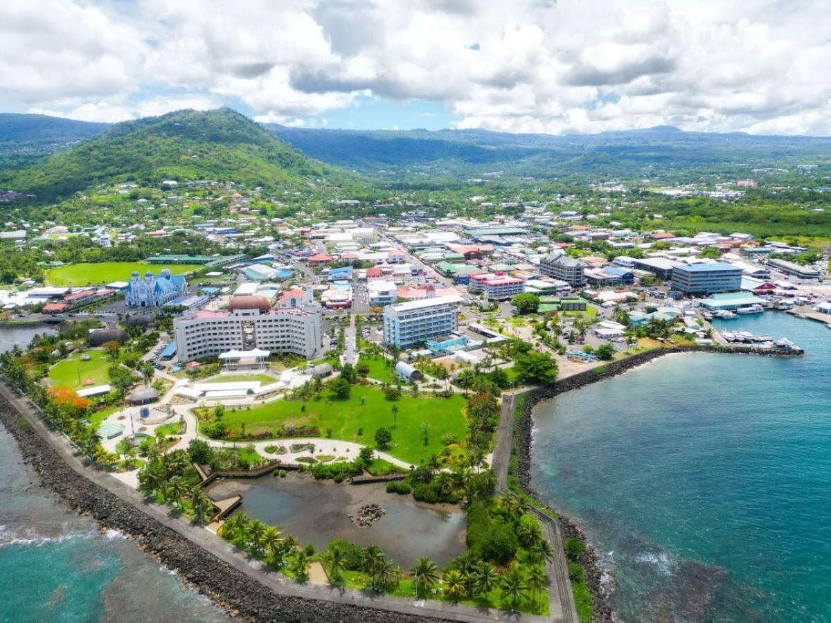 Apia, la capital de Samoa. Foto: Samoa Pocket Guide.