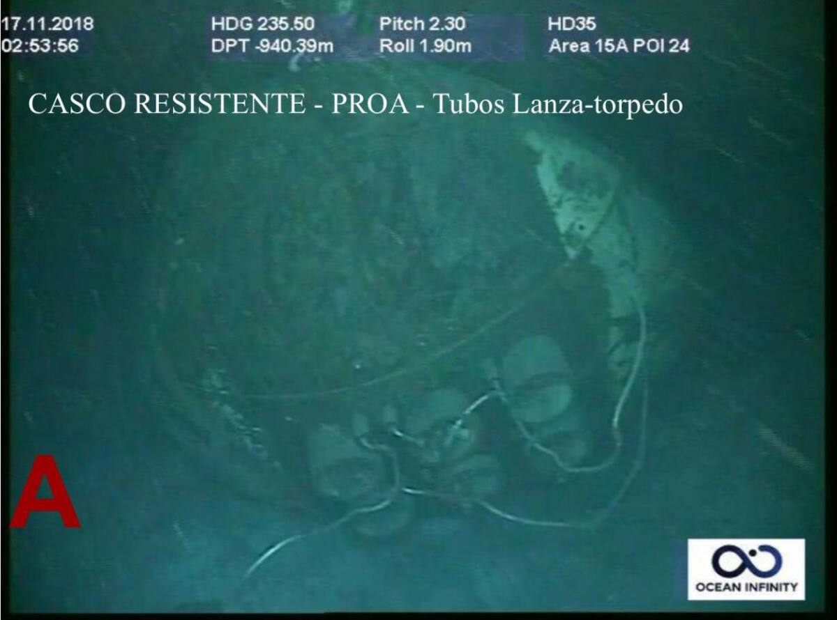 ARA San Juan - Hallazgo