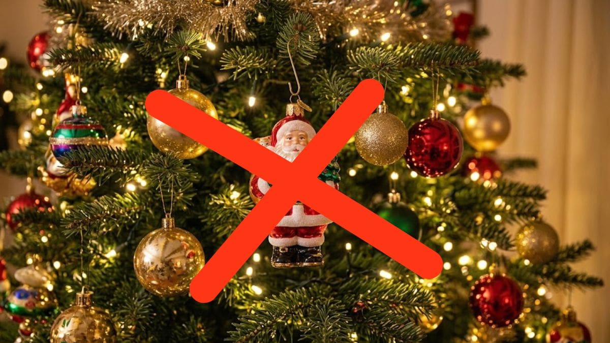 El árbol de Navidad con figuras de Papá Noel pasó de moda.