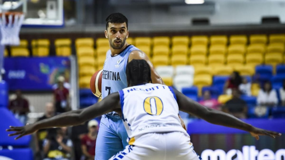 Argentina en el AmeriCup de básquet. Foto: Télam