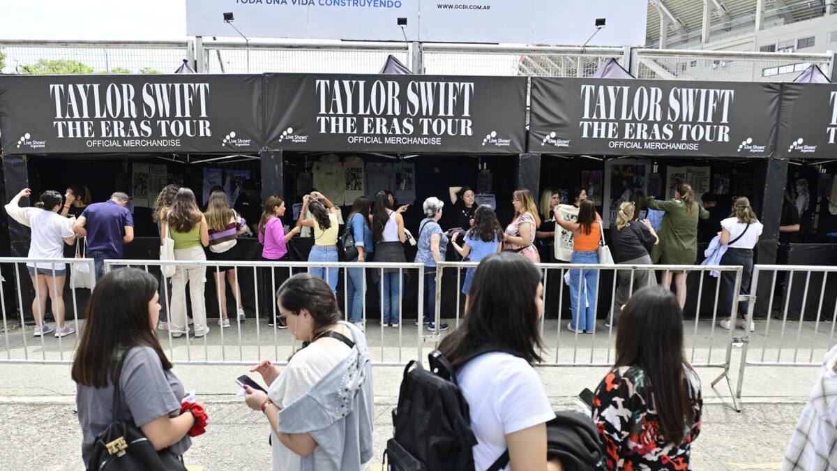 Argentina se prepara para los tres conciertos de Taylor Swift ofrecerá en Buenos Aires. EFE