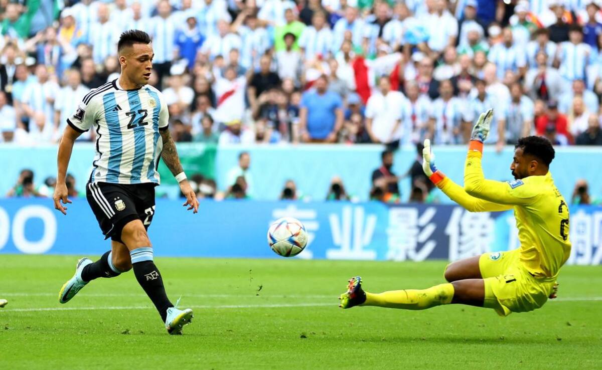 Argentina vs. Arabia Saudita, Mundial Qatar 2022, Lautaro Martínez, Reuters
