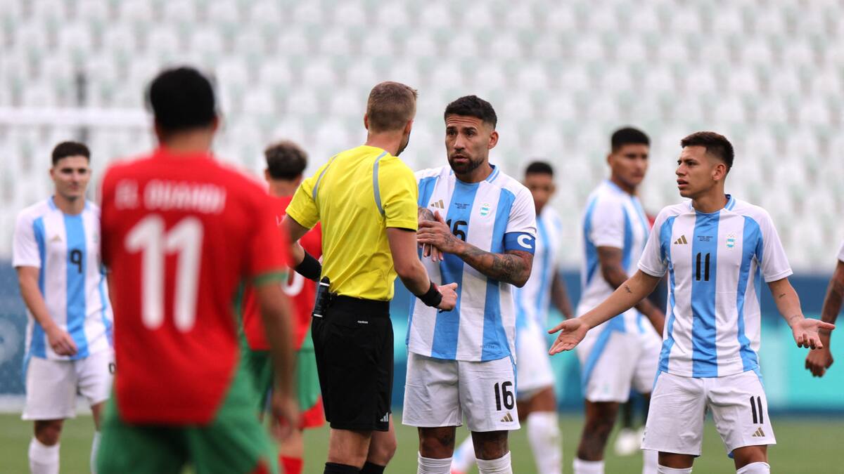 Argentina vs Marruecos; Juegos Olímpicos de París 2024. Foto. Reuters.