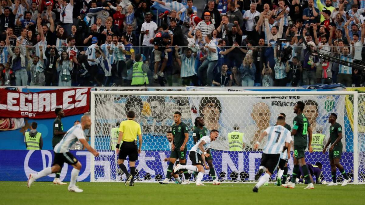 Argentina vs. Nigeria, hinchada, Mundial Rusia 2018, Reuters