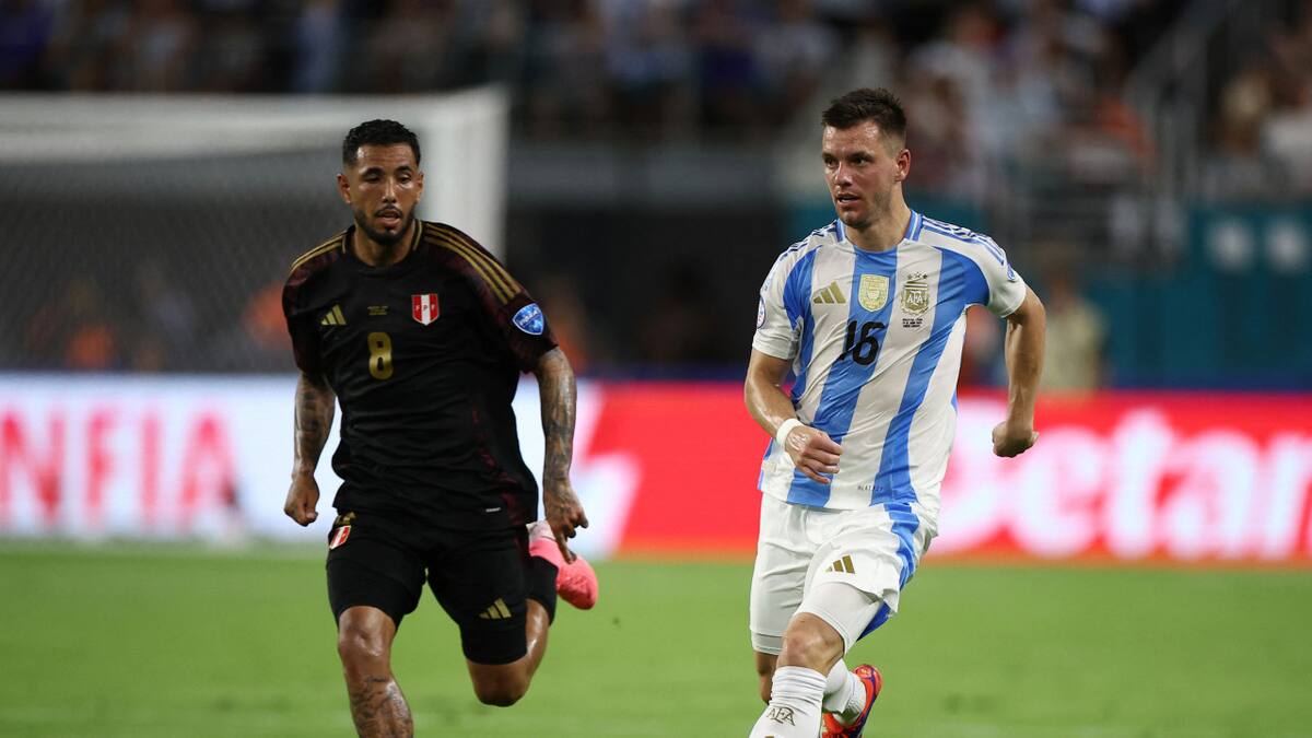 Argentina vs Perú. Foto: Reuters