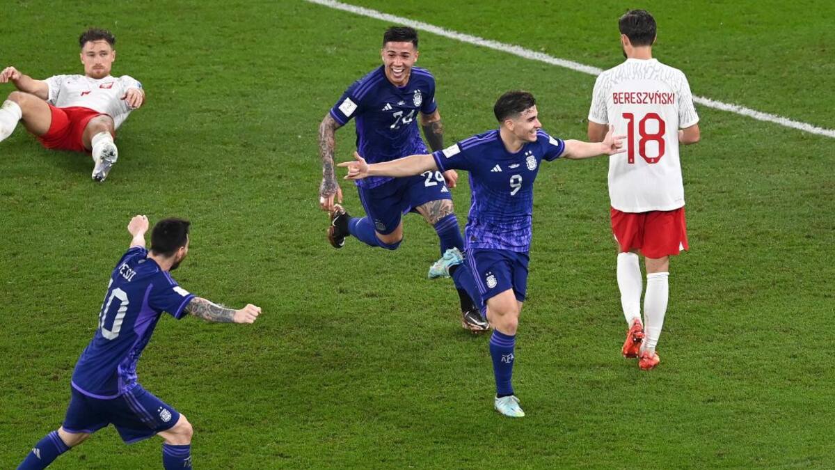 Argentina vs Polonia, Mundial Qatar 2022. Foto: EFE.