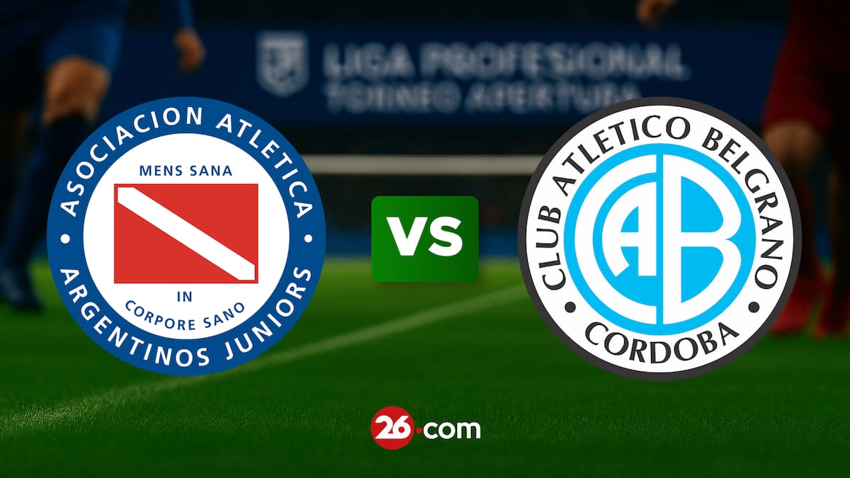 Argentinos Juniors vs. Belgrano EN VIVO hoy: resultado, goles y minuto a minuto del Torneo Apertura 2026