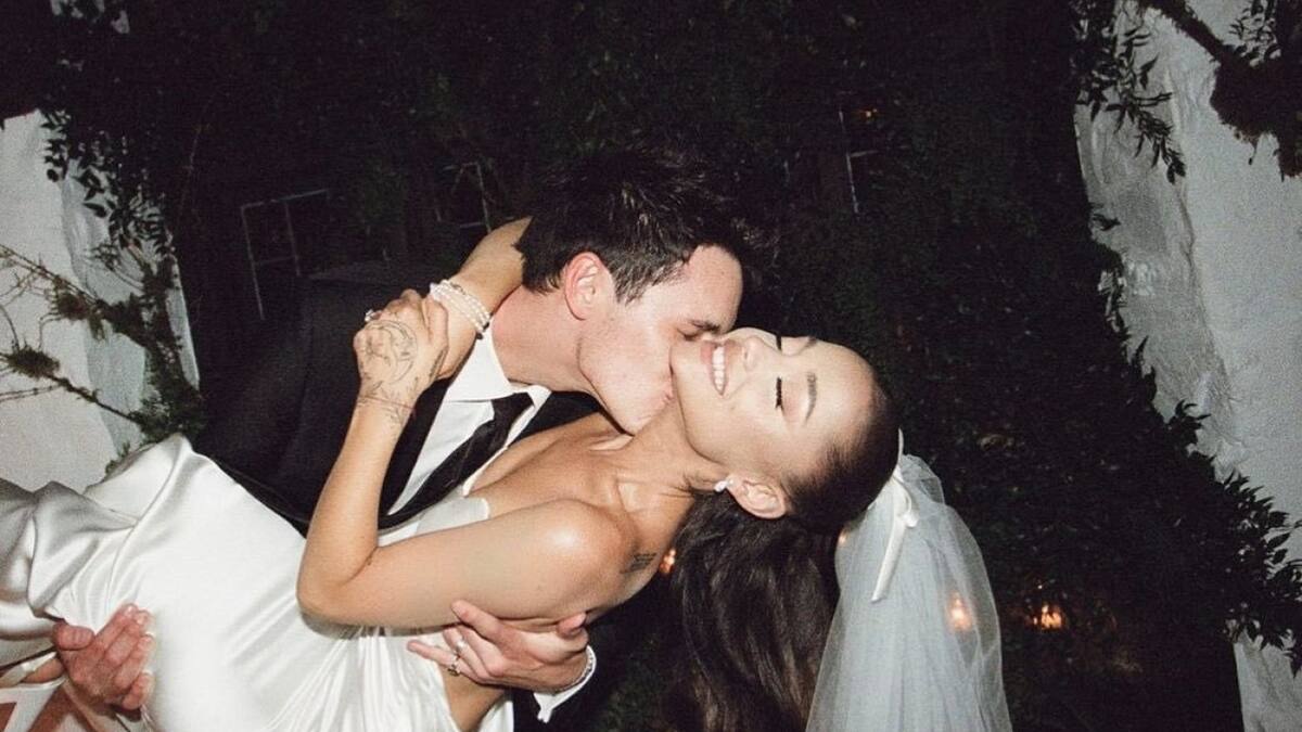 Ariana Grande y Dalton Gomez presentaron su demanda de divorcio. Foto: Instagram/@arianagrande