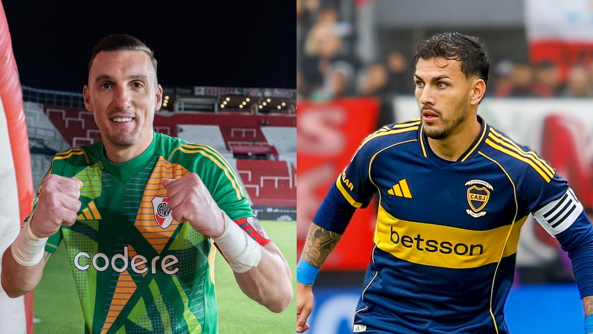 Franco Armani y Leandro Paredes, dos de los campeones del mundo que estarán presentes en el Superclásico.