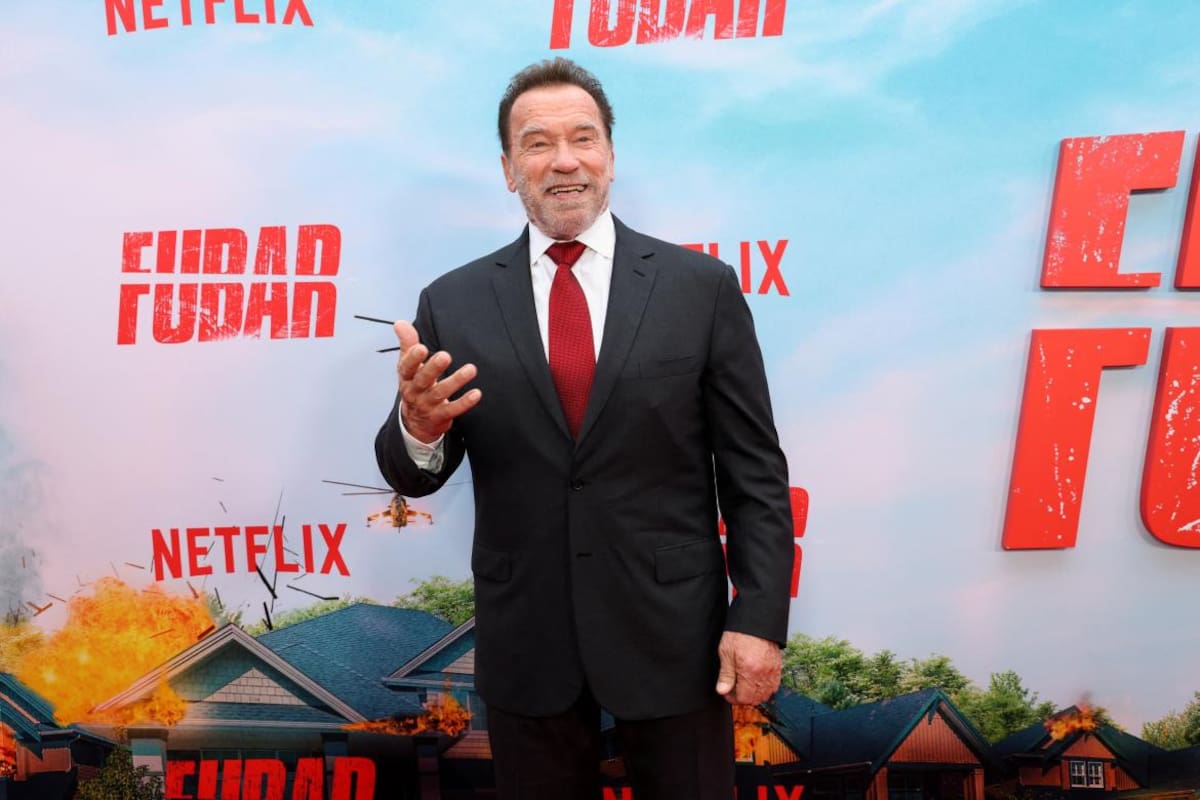 Arnold Schwarzenegger en la premiere de