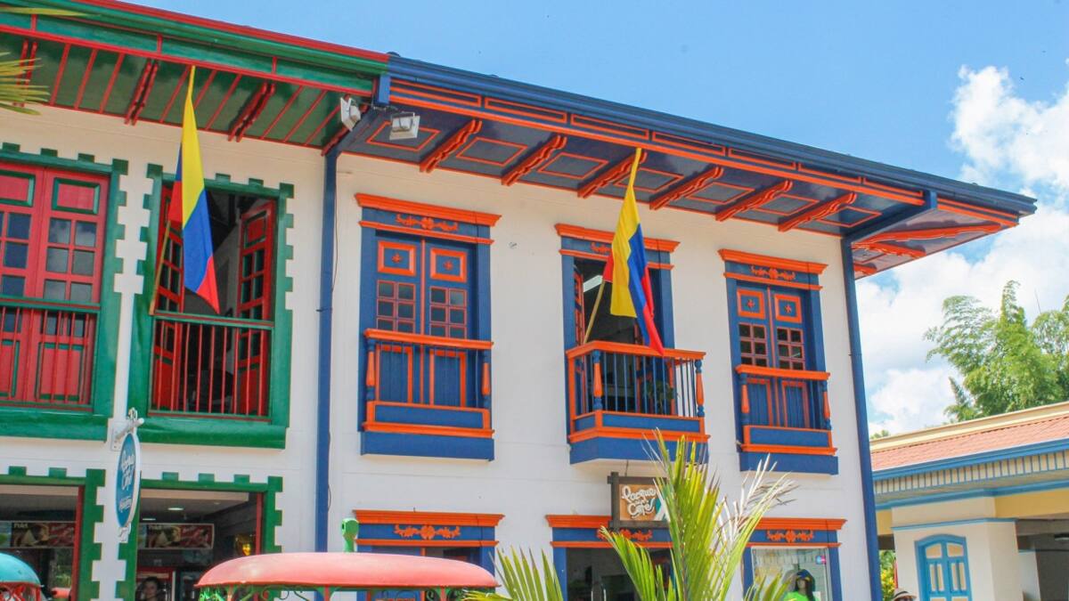 Arquitectura del Pueblo Quindiano. Fuente: parquedelcafe.co