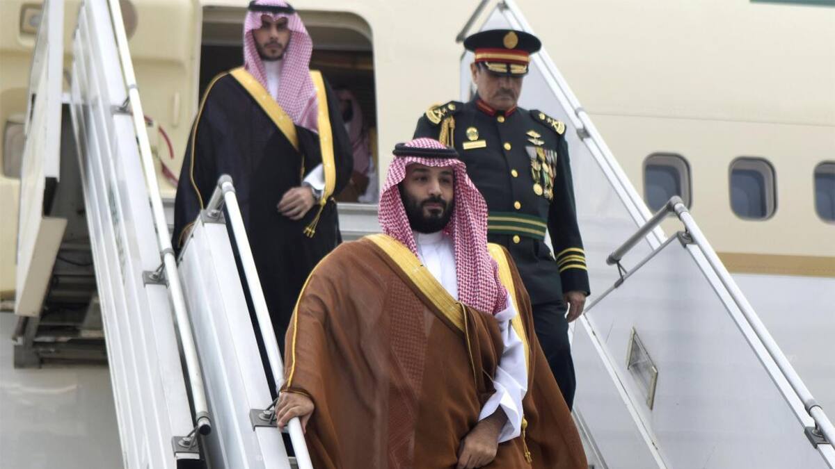 Arribo al país para la Cumbre del G20 de Mohamed bin Salman, príncipe saudí, NA