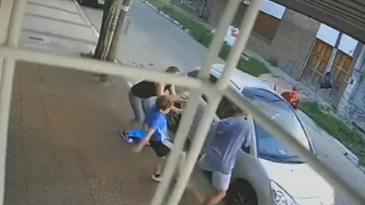 Asalto en Bernal, captura de video