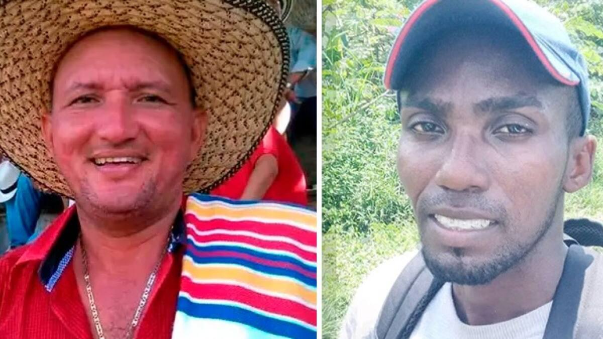 Asesinados en Colombia. Foto: redes.