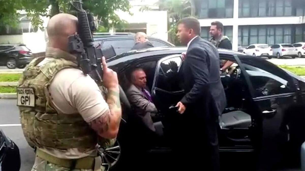 Así detuvieron a Michel Temer en Brasil por el caso Lava Jato