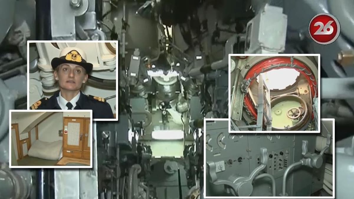 Así es el submarino ARA San Juan por dentro - Canal 26