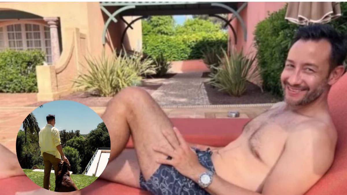 Caballos, árboles y pileta de lujo: así es la casa de campo estilo colonial de Luciano Pereyra