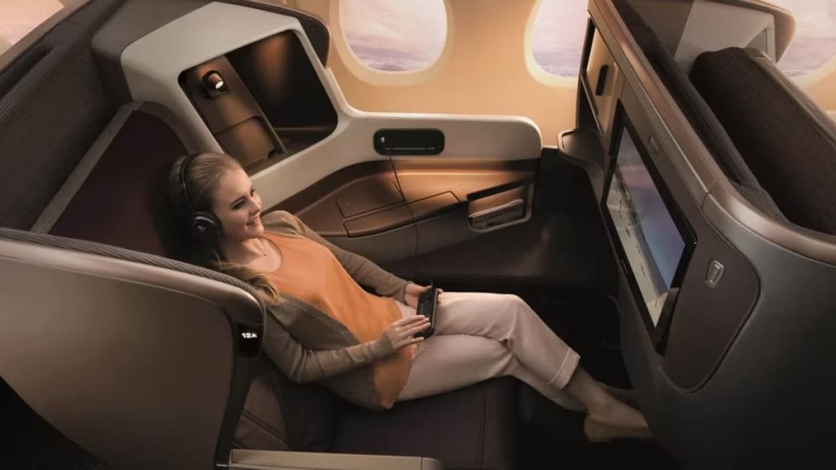 Así es la primera clase de Singapore Airlines. Foto: Singapore Airlines.