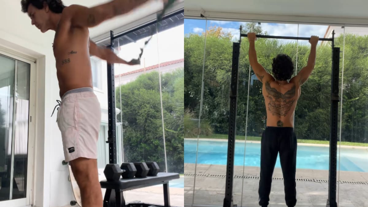 Así es por dentro la moderna casa de Mariano Martínez: dos plantas, gym privado y gran pileta