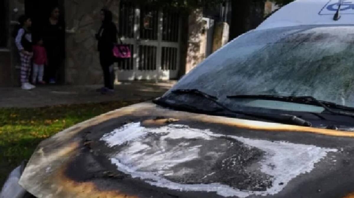 Así quedaron los autos. Foto: NA
