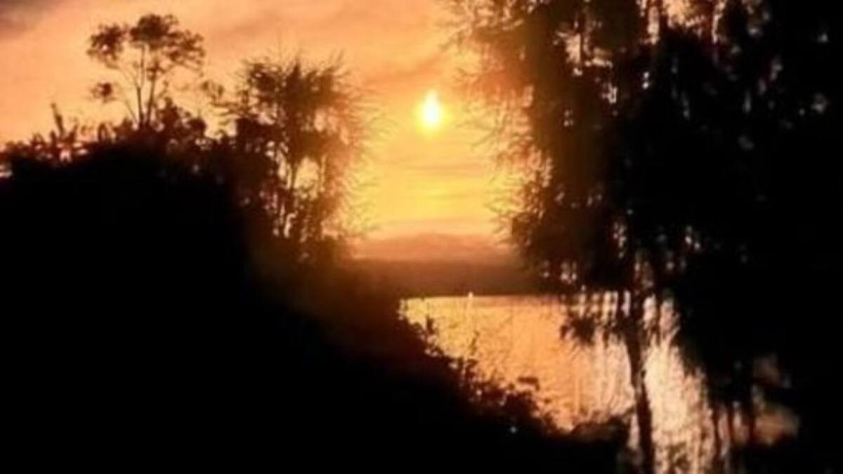 Asteroide en Bariloche. Fuente: X @dpmarzal