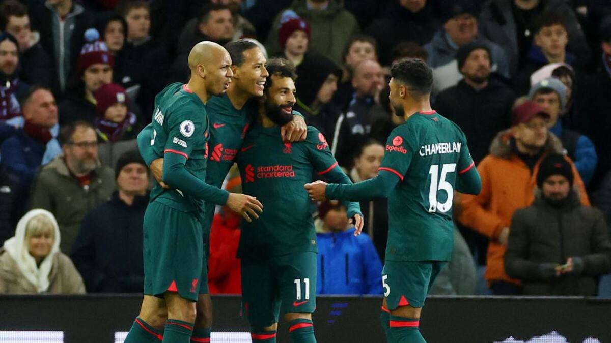 Aston Villa-Liverpool 1; Premier League. Foto: Reuters.
