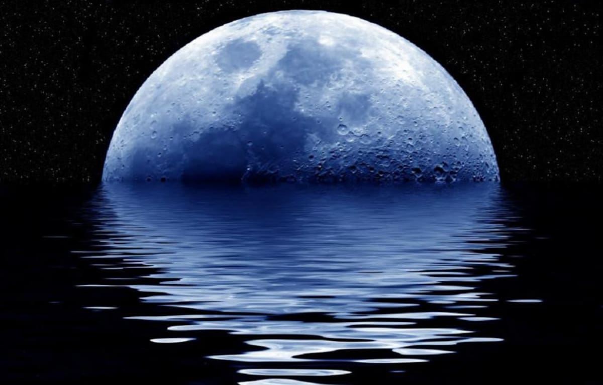 Astrología, Luna Llena Azul, astros