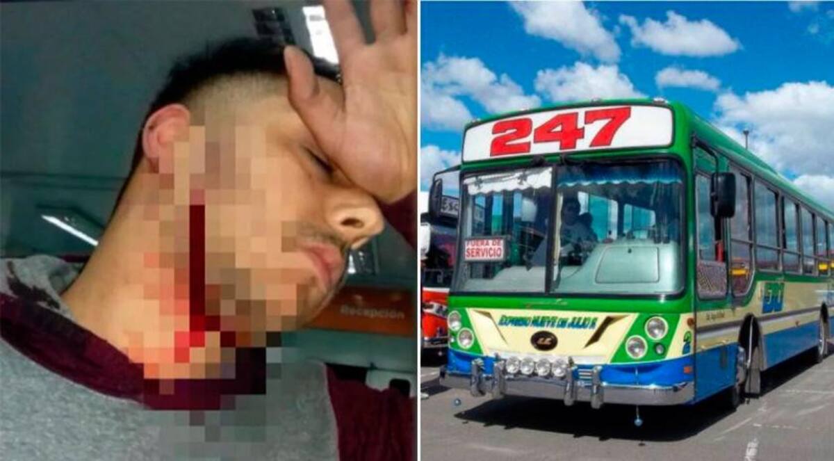 Ataque a colectivero y paro en la línea 247