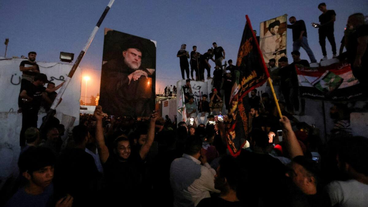 Ataque a la embajada de Suecia en Irak. Foto: Reuters.
