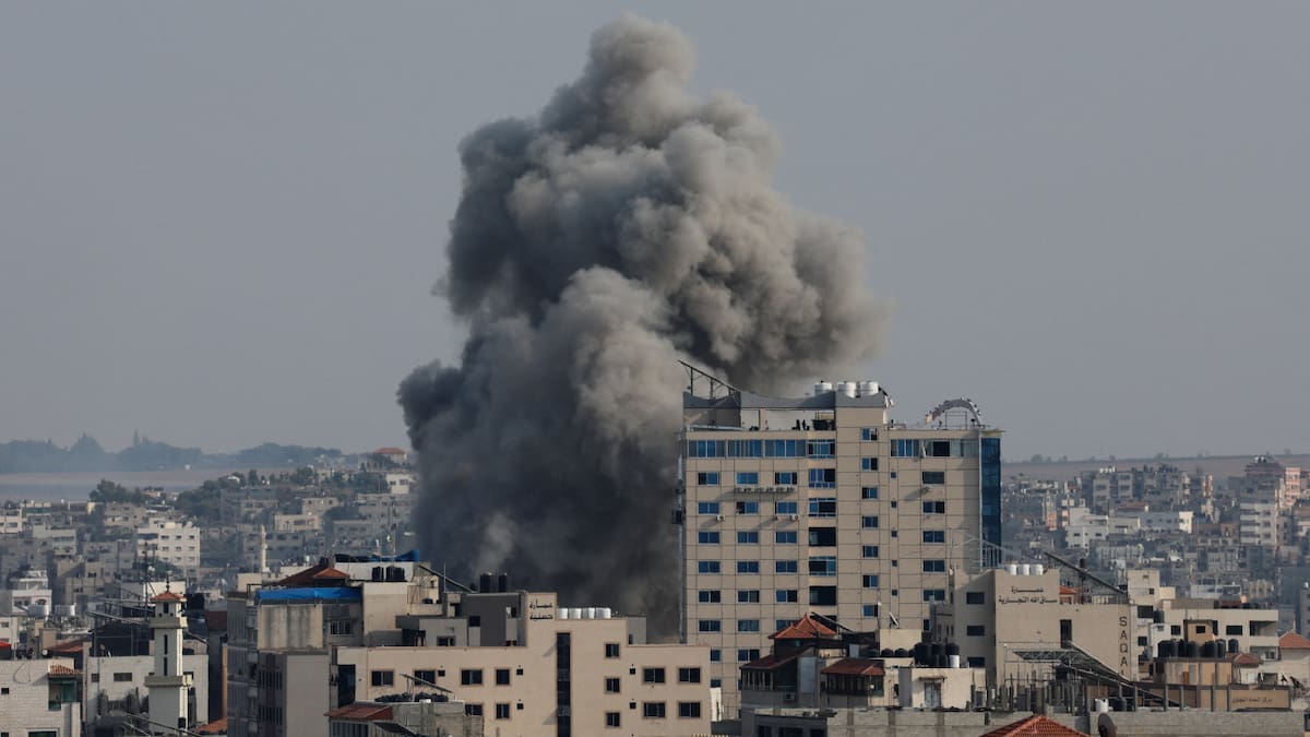 Ataque a la Franja de Gaza. Foto: Reuters.