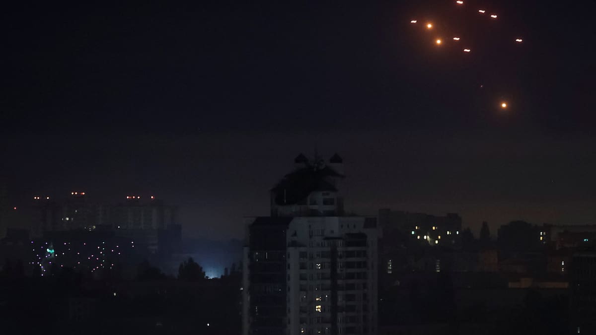 Ataque con drones en la guerra entre Rusia y Ucrania (imagen de archivo). Foto: Reuters/Gleb Garanich.