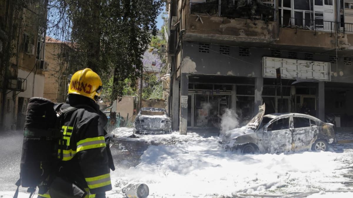 Ataque de Hamas sobre Tel Aviv. REUTERS