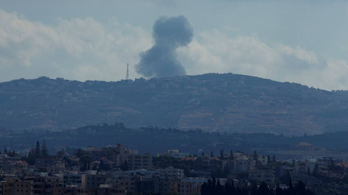Ataque de Hezbollah a Israel. Foto: Reuters.