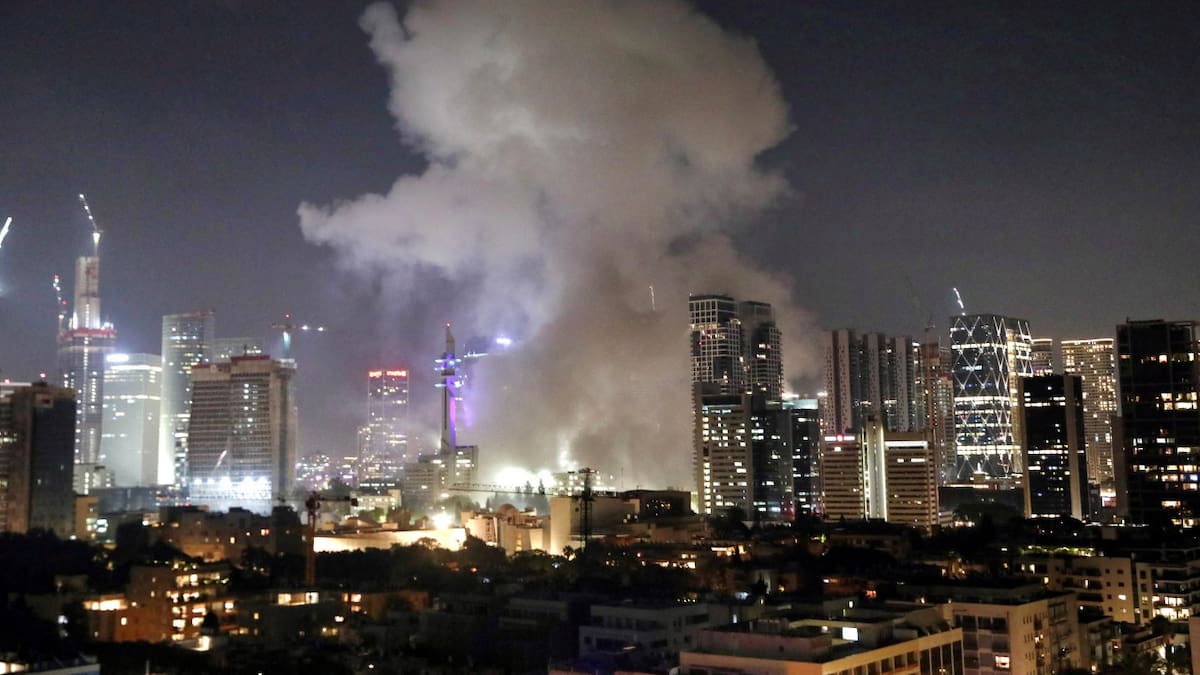Ataque de Irán contra Israel. Foto: Reuters/Gideon Markowicz