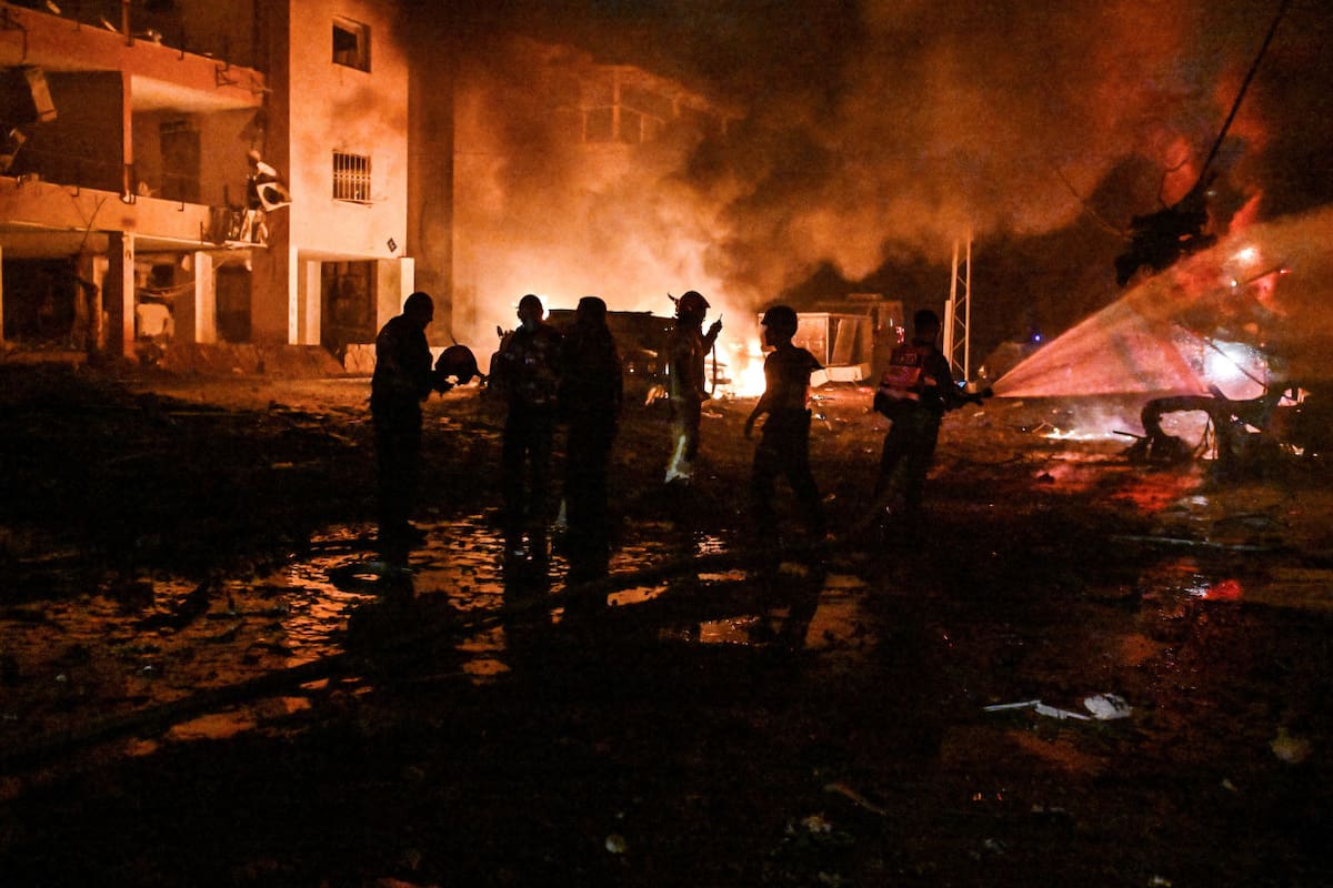Ataque de Irán contra Israel. Foto: Reuters/Rami Shlush