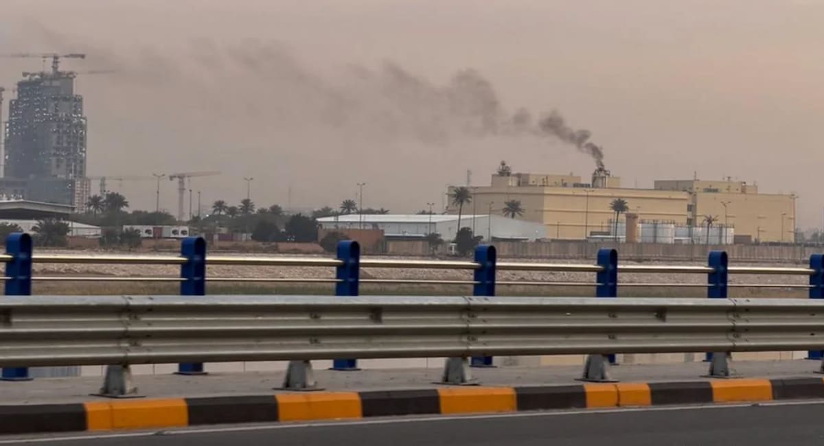 Ataque de Irán sobre la embajada de Estados Unidos en Irak.