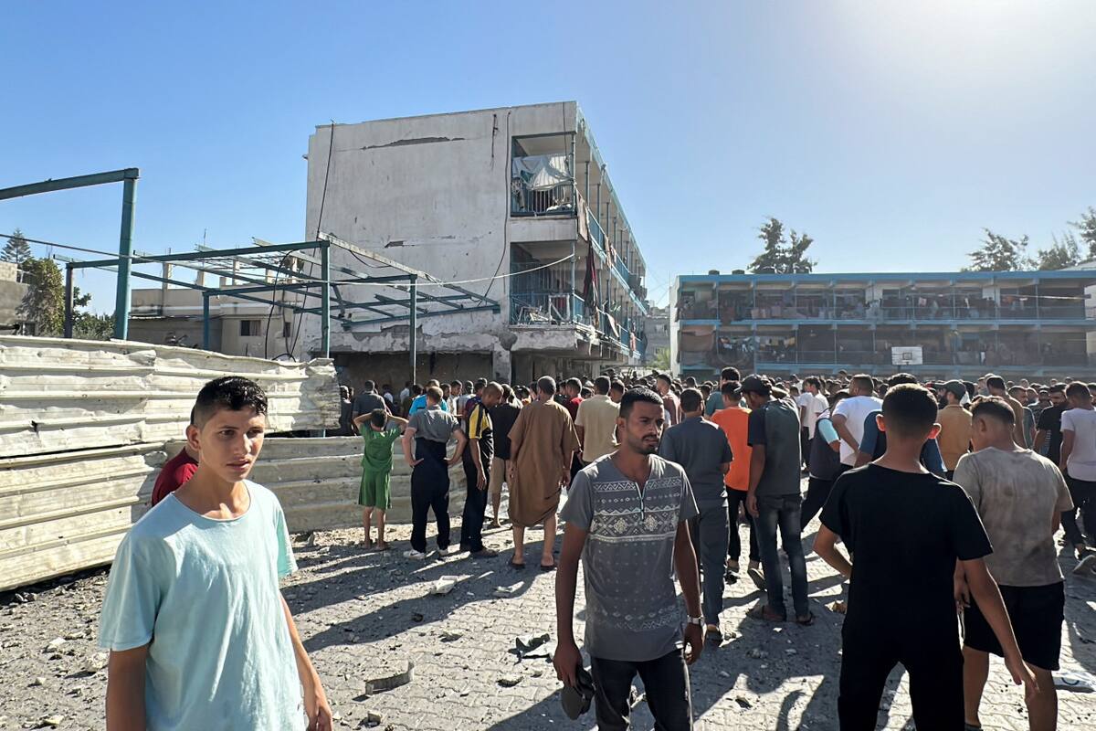 Ataque de Israel contra Nuseirat. Foto: Reuters.