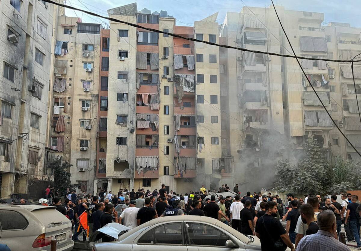 Ataque de Israel en El Líbano. Foto: Reuters