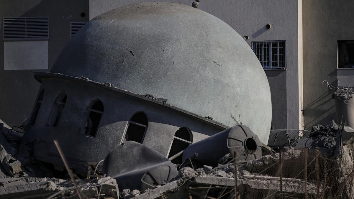 Ataque de Israel en Gaza. Foto: EFE