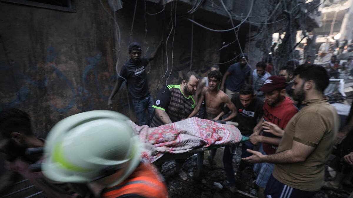 Ataque de Israel en Gaza. Foto: EFE