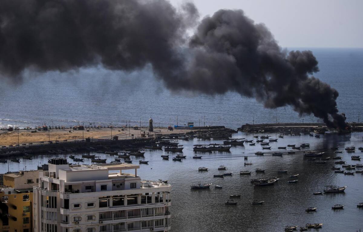 Ataque de Israel en Gaza. Foto: EFE