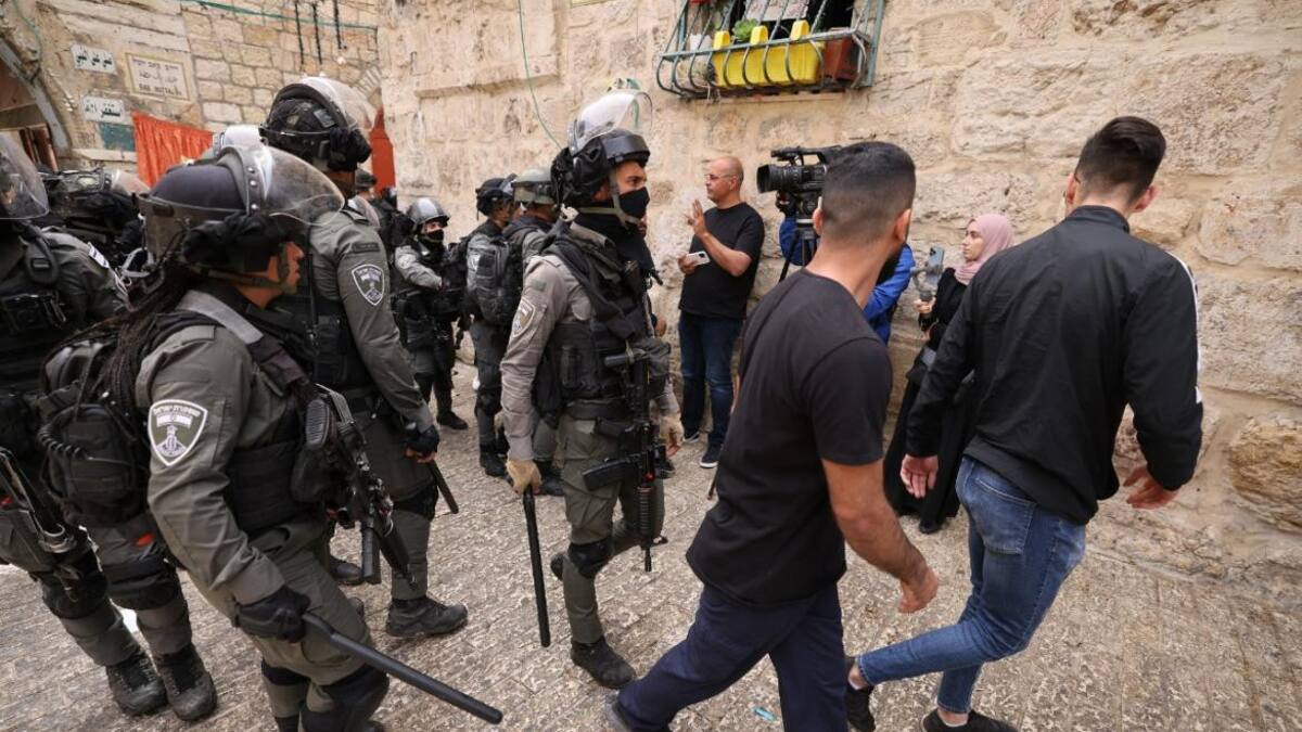 Ataque en Mezquita en Jerusalén, AFP