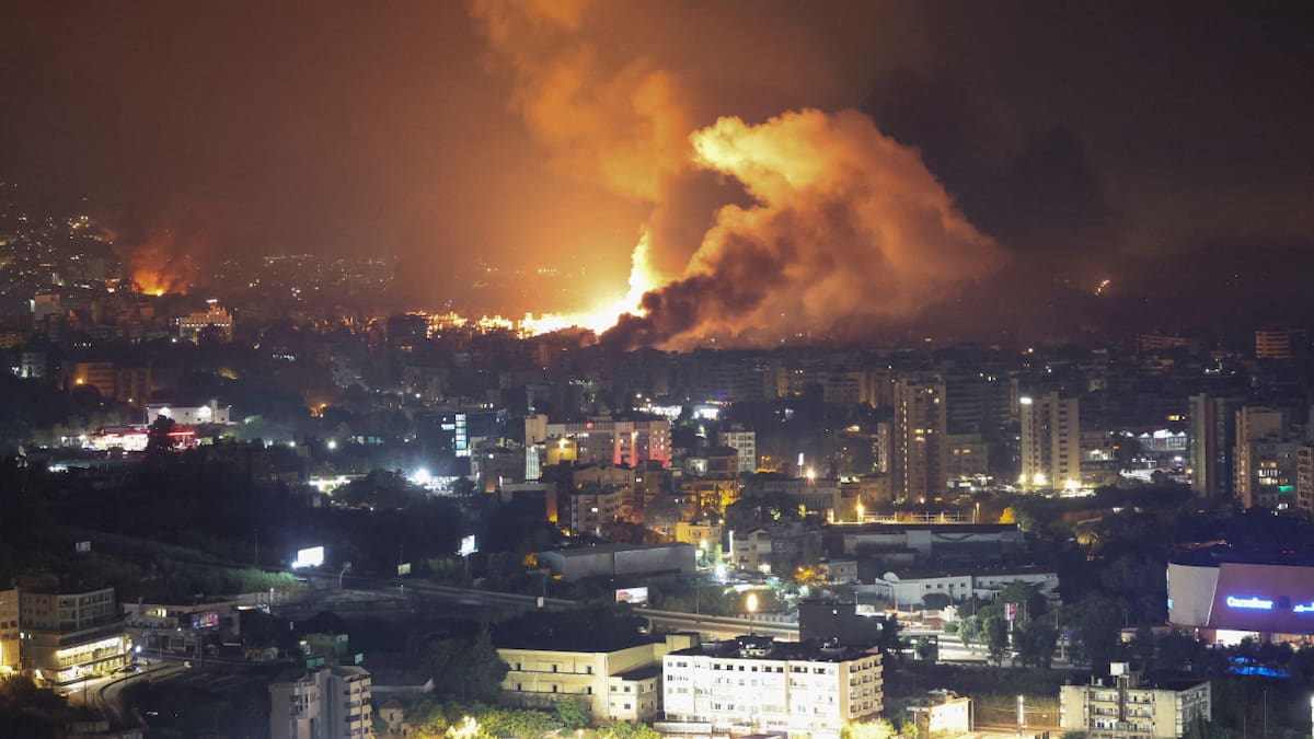 Ataque israelí contra El Líbano; guerra Israel-Hezbollah: Foto: Reuters