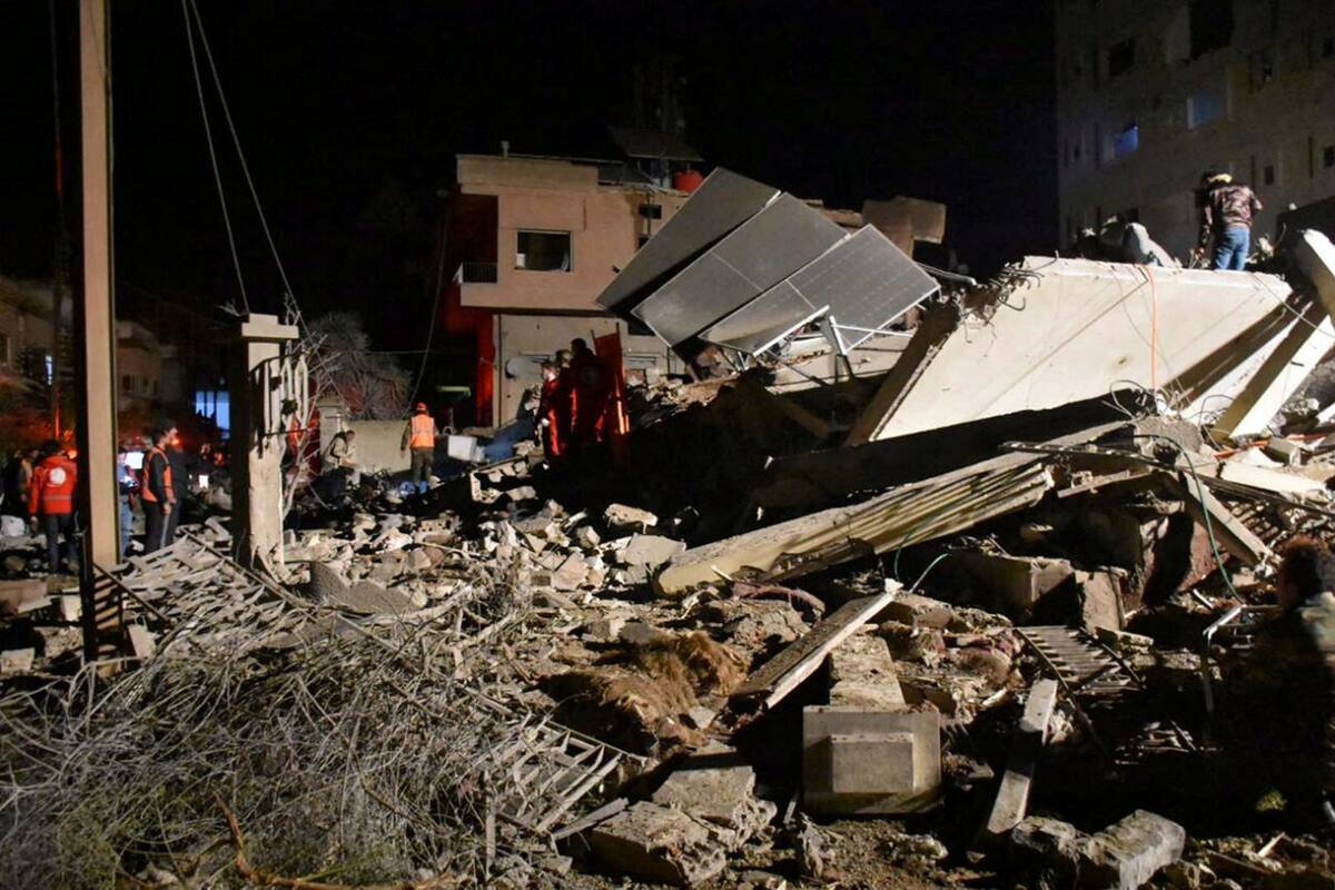 Ataque israelí contra Siria. Foto: Reuters