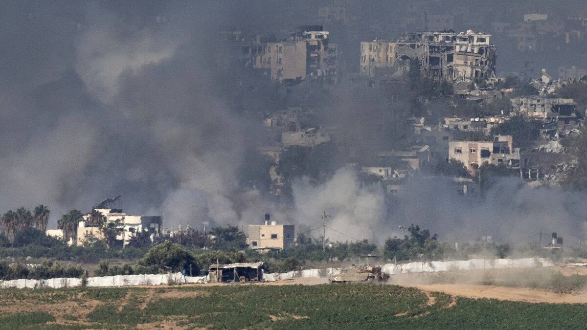 Ataque israelí en Gaza. Foto: Reuters.