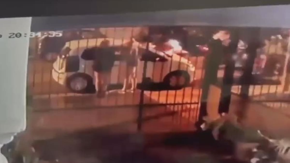 Ataque motochorro en Ramos Mejía. Foto: captura de video