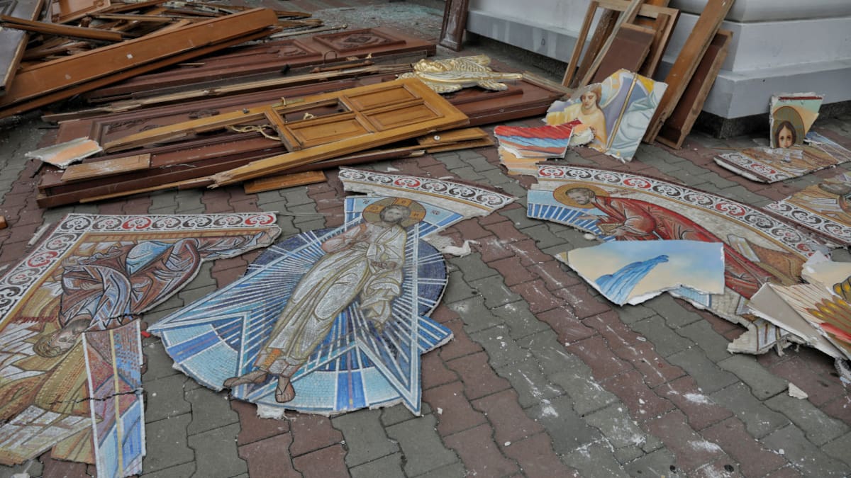 Ataque ruso a la ciudad de Odesa, Ucrania. Foto: Reuters.