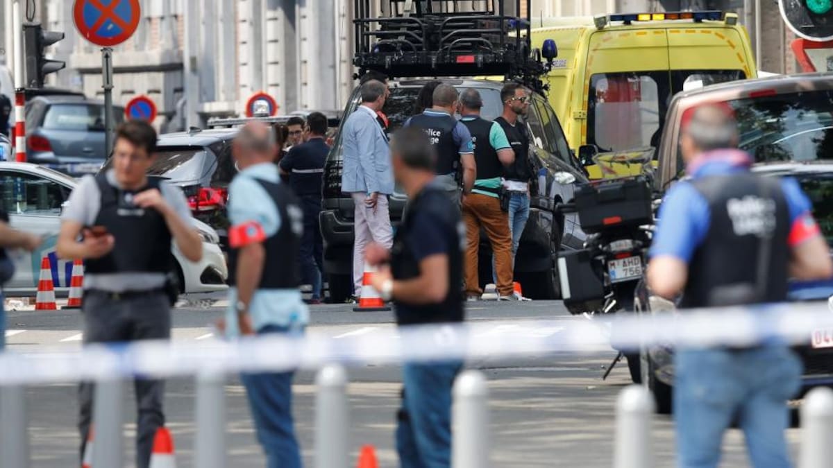 Bélgica: video del momento en el que la Policía abate al autor del atentado